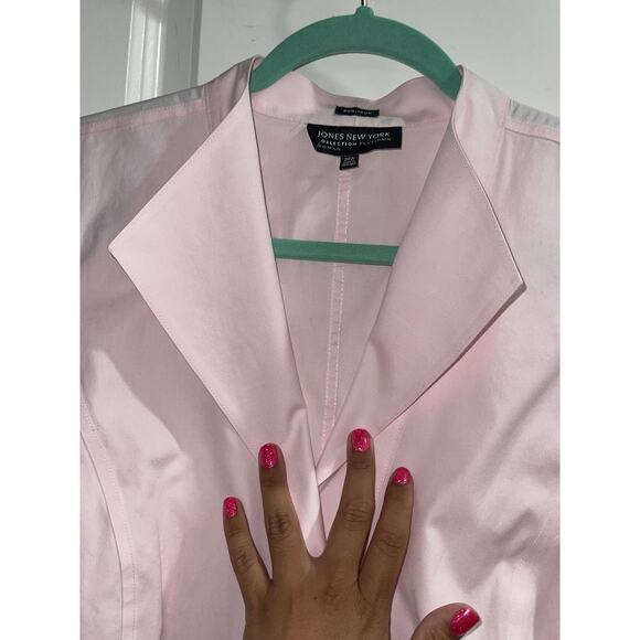 Jones New York Women's Sleeveless No-Iron Easy Care Shirt NWT 20W - Picture 5 of 13